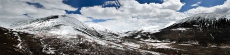 木雅圣地雪山旅游风图片