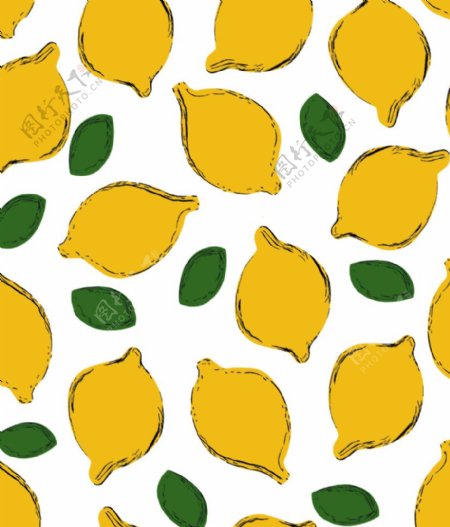 小清新水果柠檬图片