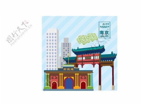 南京建筑手绘网络素材勿商用图片