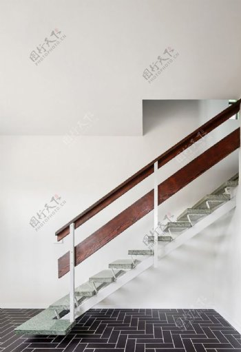 楼梯墙纸展示图片
