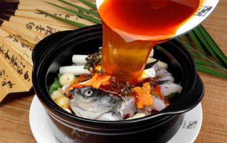 京葱生焖鱼图片